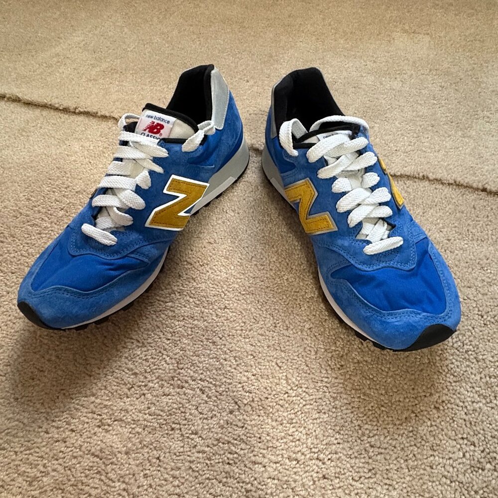 New Balance 1300 MIU - Blue/Atomic Yellow/White Men's Size: 10.5